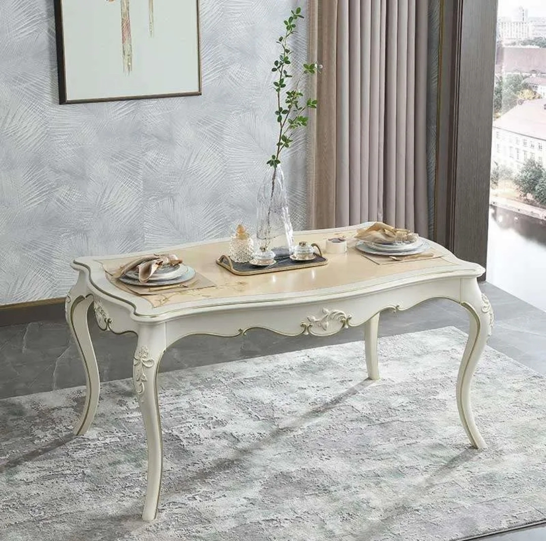 Wooden Classic White Duco Dining Set | Wooden City Crafts