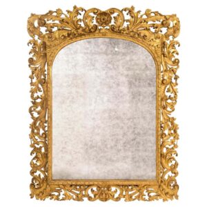 Wooden Deep Carved Rectangle Mirror Frame | Wooden City Crafts