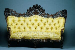 Wooden Victorian Style Heavy Back Carved Sofa | Wooden City Crafts