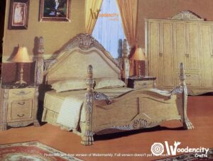Classic Wooden Carved Bedroom Set |  Wooden Carved Bedroom Set