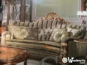 Luxury Deep Carving Sofa Italian Style | Wooden City Crafts