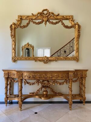 Wooden Royal Classic Carved Console Frame | Wooden City Crafts