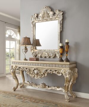 Wooden console table and frame for wall | Wooden Royal Frame