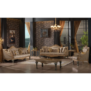 Luxury Wooden Carving Bangalore Style Sofa Set | Wooden City Crafts
