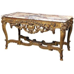 Antique Royal Design Carved Console Table | Wooden City Crafts