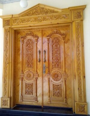 Saharanpur Carving Double Door | Wooden City Crafts
