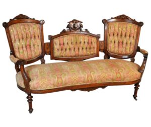 Victorian Antique Designed Carved Sofa | Wooden City Crafts