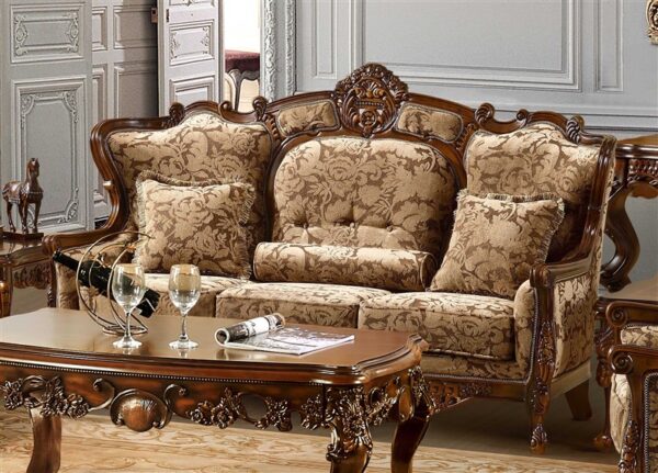 Luxury Carved 6 Seater High Back Sofa Set  | Wooden City Crafts