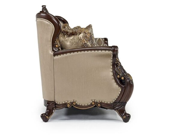 Luxury Teak Wood Carved 4 Seater Sofa Set  | Wooden City Crafts