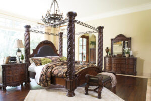 Sara Handcrafted Antique Four Poster Bed | Wooden City Crafts