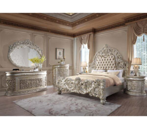 Panaji Style Antique Luxury Carving Bed | Antique Luxury Furniture